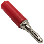 Red Insulated Banana Plug, 1.8" Long