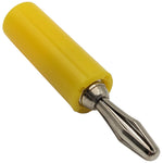 Yellow Insulated Banana Plug, 1.8" Long