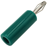 Green Insulated Banana Plug, 1.8" Long