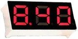 Red 3-Digit Common Anode 7 Segment LED Display, 0.6" Digit Height, 12 Leads