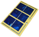 Solar Motor Kit - Includes Solar Cell Module and Clip-on DC Solar Motor (No Soldering Required)