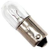 Miniature Incandescent Lamps, Clear Lens, Bayonet Base, 6.3V, 150mA, 3000 Average Life Hours