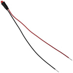 5mm Red Diffused LED Panel Indicator, 2V 30mA, 6-inch Wire Leads