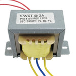 25VCT @ 2A Power Transformer with Wire Leads and Foot Mount