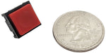 Momentary Switch SPST - Red Square Button (12.4mm x 12.4mm x 10.4mm)