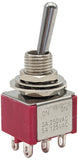 On-On DPDT Miniature Toggle Switch, 6-Pin Solder Lug Termination