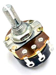 1/2W 500K Ohms Potentiometer, Single Turn, Round Shaft, Panel Mount