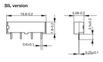 Reed Relay V23100-V4512-A000, Nominal Coil Voltage 12Vdc