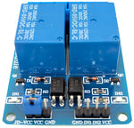 2 Channel 5V Relay Module With Low Level Trigger, Can Be Controlled By Arduino, 8051, AVR, PIC, DSP, ARM, ARM, MSP430, TTL logic