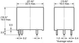 General Purpose Relay SPDT (1 Form C) 24VDC Coil Through Hole