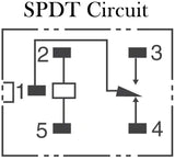 General Purpose Relay SPDT (1 Form C) 24VDC Coil Through Hole