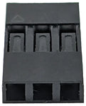 3-Position Crimp Terminal Housing, 0.100" (2.54mm) Pitch