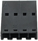 4-Position Crimp Terminal Housing, 0.100" (2.54mm) Pitch