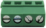 Vertical 4 Position Wire to Board Terminal Block, Side Entry, Screw Type