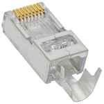 Platinum Tools Shielded EZ-RJ45 for CAT5e & CAT6 with External Ground