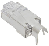 Platinum Tools Shielded EZ-RJ45 for CAT5e & CAT6 with External Ground