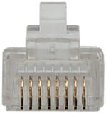 10 Pack RJ45-8 Modular Plugs, 8P8C, UTP Solid