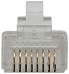 10 Pack CAT5e RJ45-8 Modular Plugs, 8P8C, UTP Solid