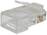 10 Pack RJ45-8 Modular Plugs, 8P8C, UTP Solid