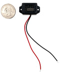 Electronic Piezo Buzzer 9V DC, 85dB with Wire Leads, Approx 1.1" x 0.7" Size