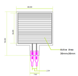 RP-S40-ST Thin Film Pressure Sensor 40 mm x40mm