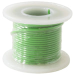 25 Feet Green 22 Gauge Solid Hook-Up Wire, Tinned Copper, PVC Insulation (Shade May Vary), 300 Volts