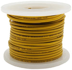 25 Feet Yellow 22 Gauge Stranded Hook-Up Wire, Tinned Copper, PVC Insulation (Shade May Vary), 300 Volts