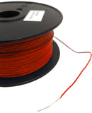 Red 1000 Feet, UL 1007/1569, 24 Gauge Solid Hook Up Wire (Tinned Copper), 300V Rating, 80ºC Temperature Rating