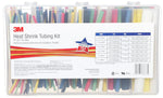 3M Heat Shrink Tubing Color Assortment Kit, 3/32" to 1/2" Single Wall (Thin) Polyolefin (FP-301)