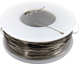 Nichrome Resistance Wire, 1/4 Lb Spool, 22 AWG, Composition: 60% Nickel, 16% Chromium and 24% Iron ASTM B267