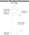 Rechargeable AA Cell Battery, NiMH (Nickel-Metal Hydride)