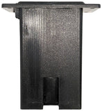 9V Battery Box, Plastic Panel Mount with 4 Screw Holes (1.23" x 1.96" x 2.21")