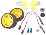 Dagu Motor and Encoder Kit for Robotics Projects, Includes Pair of Wheels, Motors, Encoder Kits (RS034)