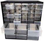 300 Pieces CD4000 Series IC Assortment Kit with 25 Types of ICs in Electronic Component Cabinet Storage Case