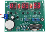 Assembled Digital Clock with Circuit Diagram (HH : MM : SS Display)