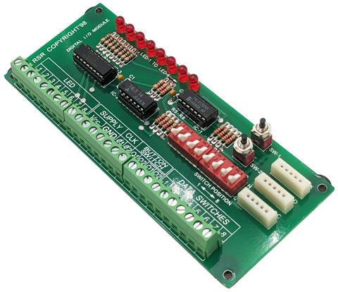 Digital I/O Module for Experimentation and Prototyping of Digital Circuits