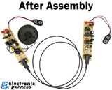 DIY Optical Audio Link Soldering Kit - Teaches Fiber Optic Communication Basics - Build Your Own Transmitter, Receiver, and Fiber Link (Beginner Skill Level)