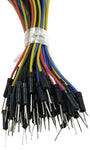 75 Pack Flexible Solderless Breadboard Jumper Wires Male to Male, 4 Different Lengths