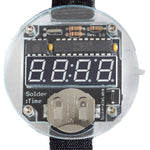 Solder:Time Watch Kit, Easy to Solder Real Time Watch Kit