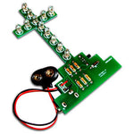 Colorful Flashing LED Cross Soldering Practice Kit (Beginner Skill Level)