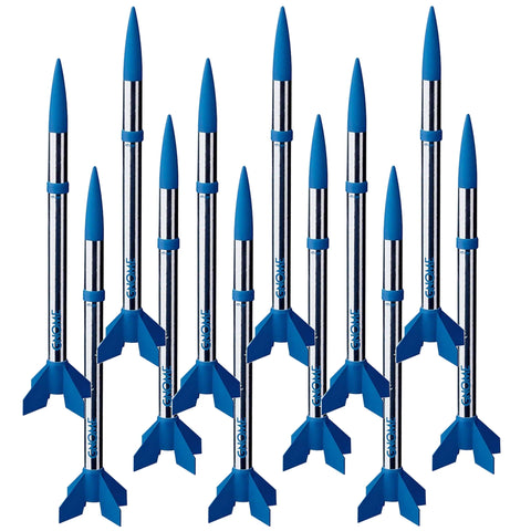 Estes 1749 Gnome Rocket Bulk Pack, Includes 12 Model Rocket Kits (Beginner Skill Level)