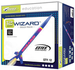 Estes 1754 Wizard Rocket Bulk Pack, Includes 12 Model Rocket Kits (Intermediate Skill Level)