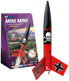 Estes Mini Der Red Max Model Rocket Launch Set, Intermediate Skill Level Kit with Mini Launch Controller and Mini Launch Pad (2445)