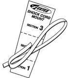 Estes Shock Cords and Mount Pack - Includes two 1/8"x18" and one 1/4"x36" Shock Cords and Four Mounts (2278)