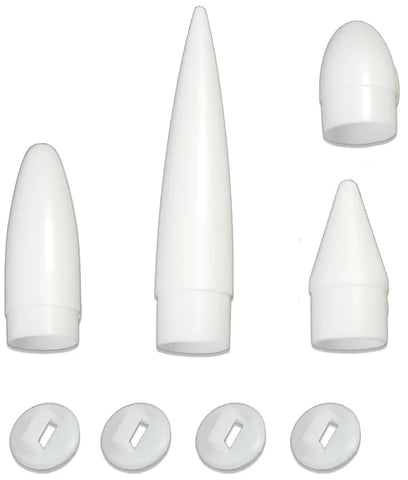 Estes NC-20 Nose Cone Pack - Includes 4 Cones that fit BT-20 Body Tubes (003161)