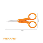 Fiskars No. 5 Micro-Tip Fabric Scissors for Sewing and Crafts (94817897J)