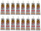 Gorilla 16 Pack 0.2 Ounce Tubes Clear Grip Waterproof Contact Adhesive Minis, Clear