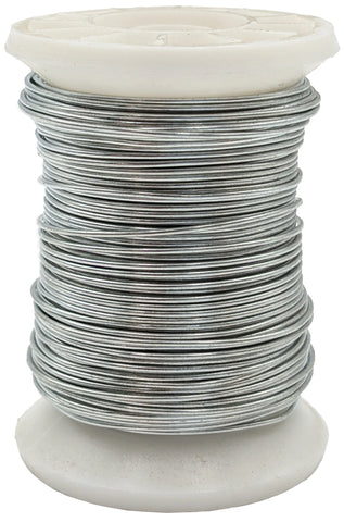 24 Yards 24 Gauge Silver Color Craft Wire (3556)