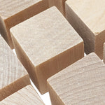 72 Pack ¾-inch (0.75") Wood Blocks, Mini Unfinished Wooden Cubes for Painting, Carving, and other DIY Craft Projects