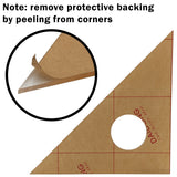 10-inch 45-45-90 Drafting Triangle, Clear Plastic